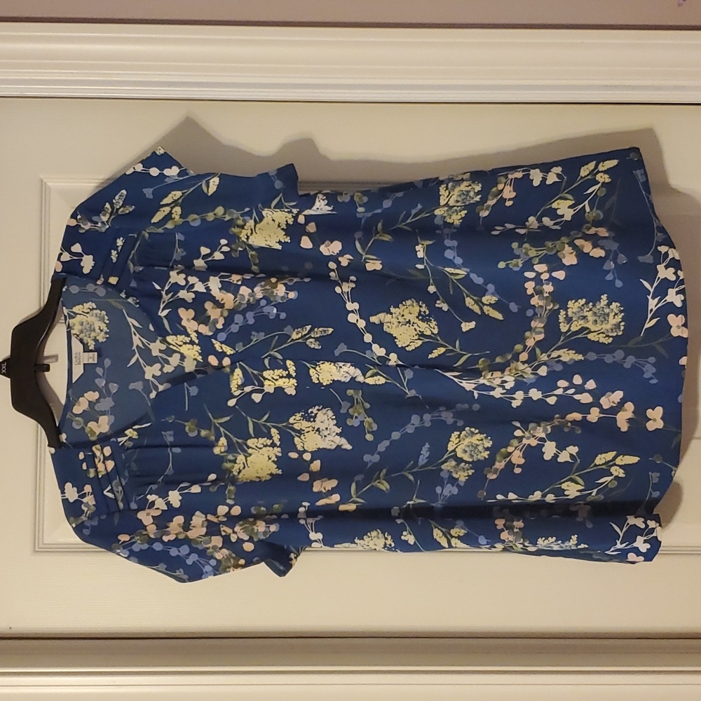 NWOT Croft & Barrow floral top size 1X